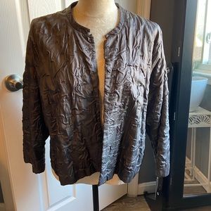 Eileen fisher silk jacket
